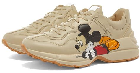 mickey mouse gucci shoes mens|Gucci Mickey Mouse for sale.